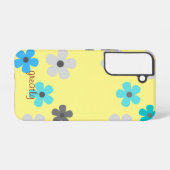 Rustikal, modern und blumenreich samsung galaxy hülle (Rückseite (Horizontal))