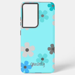 Rustikal, modern und blumenreich samsung galaxy hülle