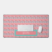 Rustikal, modern und blumenreich schreibtischunterlage (Tastatur & Maus)