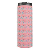 Rustikal, modern und blumenreich thermosbecher (Rückseite)