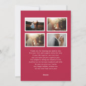 Rustikal Moderne Verheiratete Weihnachten Neu verh (Rückseite)