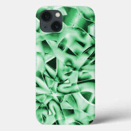 Rustikal oder nicht, weißgrüne, bizarre Schnittwun Case-Mate iPhone Hülle