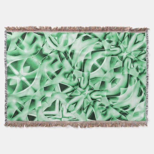 Rustikal oder nicht, weißgrüne, bizarre Schnittwun Decke (Vorderseite)
