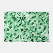 Rustikal oder nicht, weißgrüne, bizarre Schnittwun Fußmatte (Vorderseite)