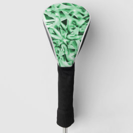 Rustikal oder nicht, weißgrüne, bizarre Schnittwun Golf Headcover