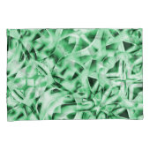 Rustikal oder nicht, weißgrüne, bizarre Schnittwun Kissenbezug (Vorderseite-Rechts)