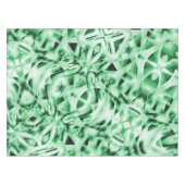 Rustikal oder nicht, weißgrüne, bizarre Schnittwun Tischdecke (Vorderseite (Horizontal))