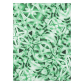 Rustikal oder nicht, weißgrüne, bizarre Schnittwun Tischdecke (Vorderseite)