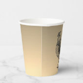 Rustikal Pappbecher (Rechts)