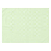 Rustikal, Pastel Green Gingham Pattern Tischdecke (Vorderseite (Horizontal))