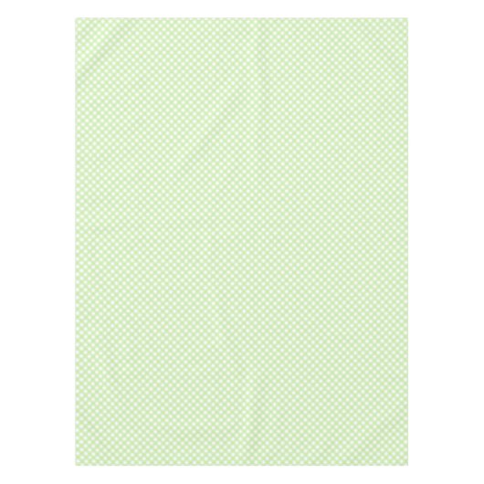 Rustikal, Pastel Green Gingham Pattern Tischdecke (Vorderseite)