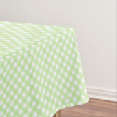 Rustikal, Pastel Green Gingham Pattern Tischdecke (Beispiel)