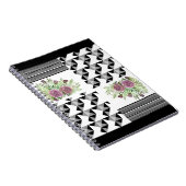 Rustikal, Patchwork, Rose Notizblock (Rechte Seite)