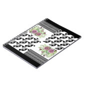 Rustikal, Patchwork, Rose Notizblock (Linke Seite)