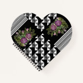 Rustikal, Patchwork, Rose Notizblock (Vorderseite)