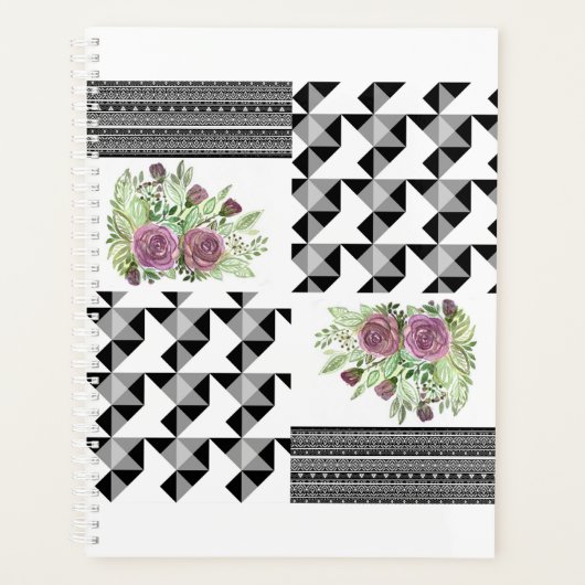 Rustikal, Patchwork, Rose Planer (Vorderseite)