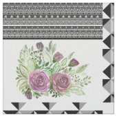 Rustikal, Patchwork, Rose Stoff (Nahaufnahme)