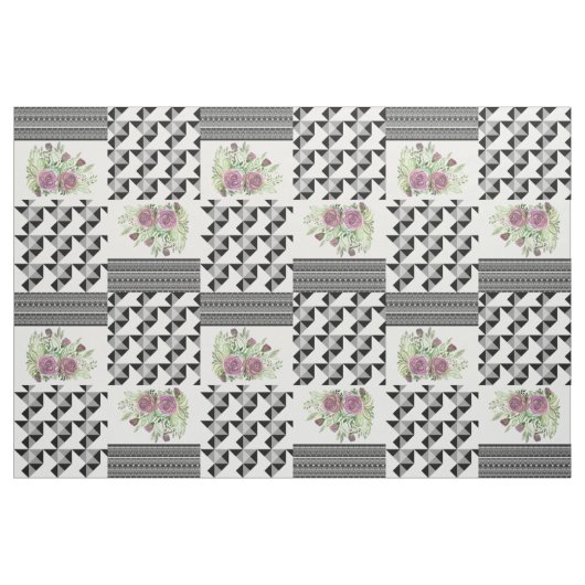 Rustikal, Patchwork, Rose Stoff (Fat Quarter (45,7 x 55,9 cm))