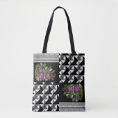 Rustikal, Patchwork, Rose Tasche (Vorderseite)