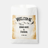 rustikal, Pergament Vintag Geschenktütchen (Vorderseite)