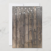 Rustikal Pink Stiefel Cowgirl Sweet 16 Geburtstag Einladung (Rückseite)