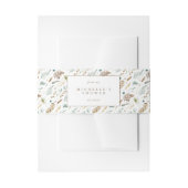 Rustikal-Romantische Seifenbauchband-Label Wrap Einladungsbanderole (Vorderseite Beispiel)