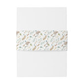 Rustikal-Romantische Seifenbauchband-Label Wrap Einladungsbanderole (Rückseitenbeispiel)