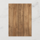 Rustikal-rosa Blütenkarte und Detail-Karte für Hol Begleitkarte (Rückseite)