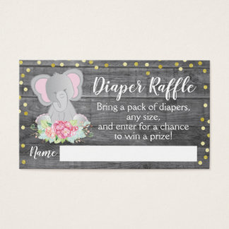 Rustikal rosa Elephant Babydusche Windelwanne Wind