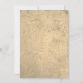 Rustikal, rosa, floral, Cowgirl, Reisebüro Einladung (Rückseite)