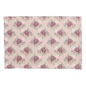 Rustikal rosa goldgrün böhmisch kissenbezug (Vorderseite-Links)