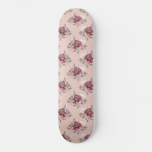 Rustikal rosa goldgrün böhmisch skateboard