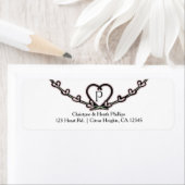 Rustikal Rosa Herz Vine Bridal Dusche Einladung (Insitu)