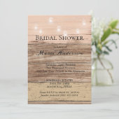 Rustikal rosa Holz und Lanterns Dusche (Stehend Vorderseite)