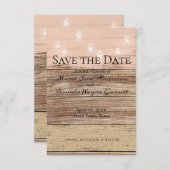 Rustikal rosa Holz und Laternen (Vorne/Hinten)