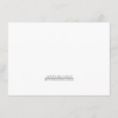 Rustikal rosa Kirschblossom Rezeptkarten (Rückseite)