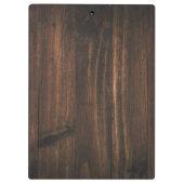 Rustikal-rosa Schmetterling-Zwischenablage Klemmbrett (Rückseite)