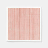 Rustikal rosa Shabby Chic Tea Party Serviette (Vorderseite)