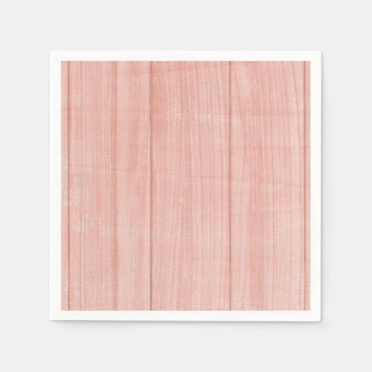 Rustikal rosa Shabby Chic Tea Party Serviette (Vorderseite)