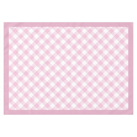 Rustikal rosa Tischtennisplatte Bauernhof Küche Tischdecke (Vorderseite (Horizontal))