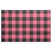 Rustikal rosa und schwarz Buffalo Kariert Stoff (Fat Quarter (45,7 x 55,9 cm))