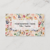 Rustikal, rosa, Vintage Elfenbeinküste Visitenkarte (Vorderseite)