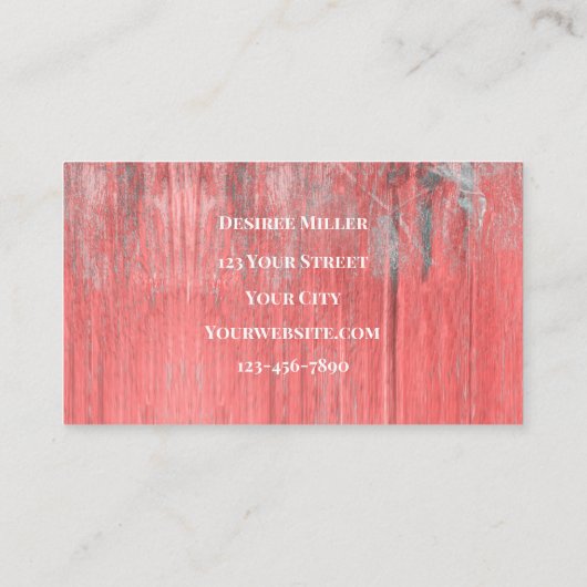 Rustikal rosa Western Bull Skull Sonnenblumen auf Visitenkarte (Rückseite)