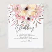 Rustikal rot Rosa Blumenstuhl Budget Hochzeit Inv (Vorderseite)