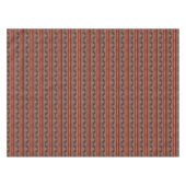 Rustikal rotes Elchmuster Baumwolltableklappen Tischdecke (Vorderseite (Horizontal))