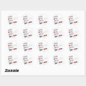 Rustikal SAVE THE DATE Heart Arrow Wedding Sticker (Blatt)