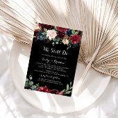 Rustikal schwarz botanisch machen wir immer noch e einladung