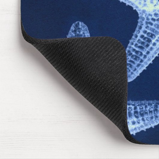 Rustikal-Seesternisch an der Küste Mousepad (Ecke)