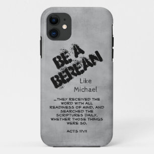Rustikal sei ein Bibelbuch Vers Case-Mate iPhone Hülle
