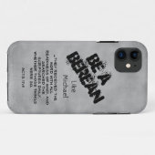 Rustikal sei ein Bibelbuch Vers Case-Mate iPhone Hülle (Rückseite (Horizontal))